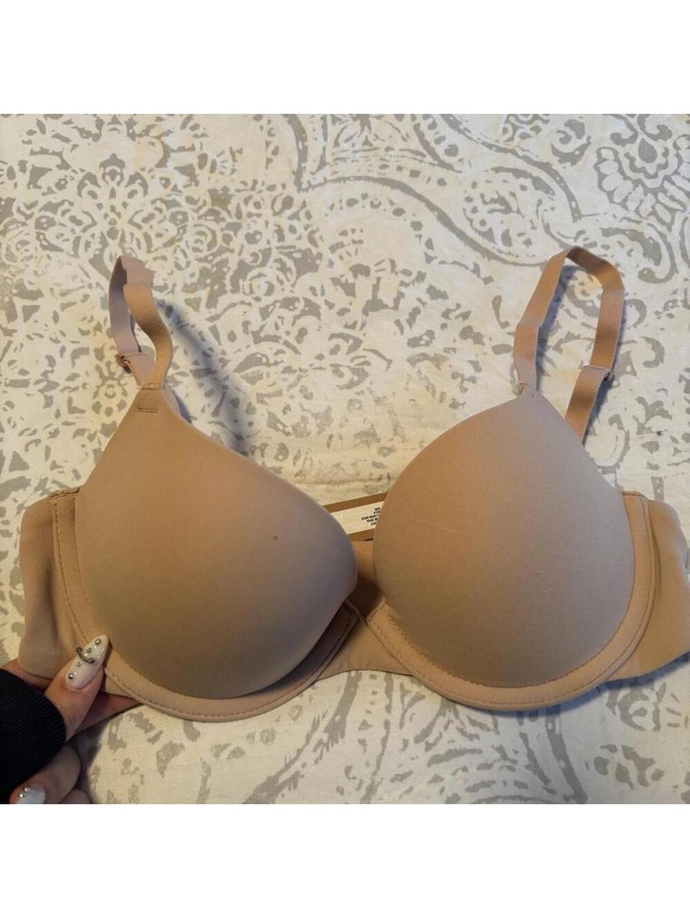 Skims Fits Everybody Push Up Demi Bra in Mica